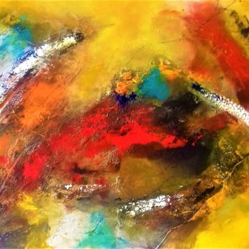 Painting titled "joie-de-vivre-70x50…" by Daniel Giacchi, Original Artwork