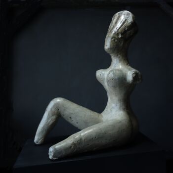 Rzeźba zatytułowany „My Cleopatra” autorstwa Daniel Gomez, Oryginalna praca, Beton