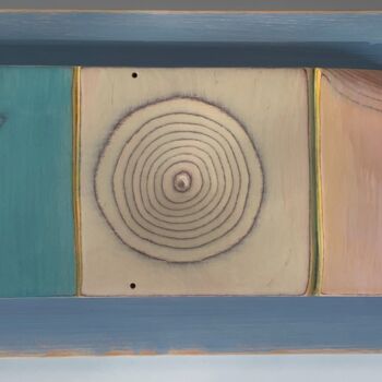 Scultura intitolato "Swet Home" da Daniel Grenzing, Opera d'arte originale, Legno Montato su Pannello di legno