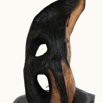 Скульптура под названием "Orush" - Daniel Grenzing, Подлинное произведение искусства, Дерево