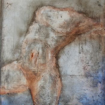 Pintura titulada "" Nue "" por Daniel Jacquinot, Obra de arte original, Oleo