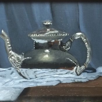 Pintura titulada "Tea Pot" por Flatty, Obra de arte original, Oleo