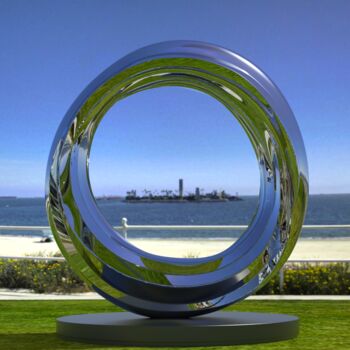 Скульптура под названием "Odyssey#2" - Daniel Kei Wo, Подлинное произведение искусства, Нержавеющая сталь