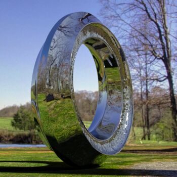 Скульптура под названием "Odyssey#4" - Daniel Kei Wo, Подлинное произведение искусства, Нержавеющая сталь