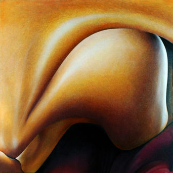 Pintura titulada "imagine que c'est l…" por Daniel Moline, Obra de arte original, Oleo Montado en Otro panel rígido