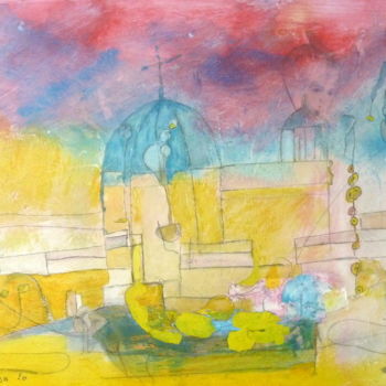 Pintura intitulada "A donde me vive" por Daniel Palumbo, Obras de arte originais, Acrílico