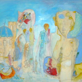 Malarstwo zatytułowany „Altea 1” autorstwa Daniel Palumbo, Oryginalna praca, Olej