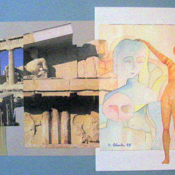 Malerei mit dem Titel "acropolis" von Daniel Palumbo, Original-Kunstwerk