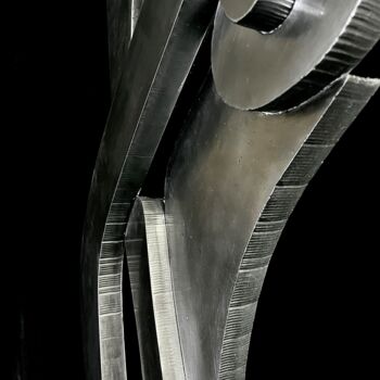 Sculpture titled "Amazone 180" by Daniel Perreu, Original Artwork, Metals