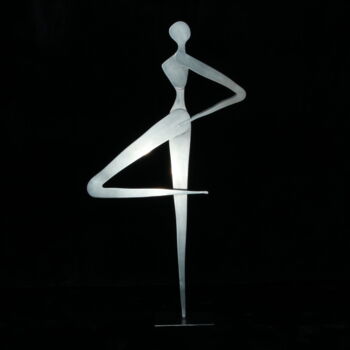 Sculpture titled "Injonctions" by Daniel Perreu, Original Artwork, Metals