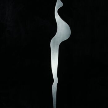 Скульптура под названием "L'attente 180" - Daniel Perreu, Подлинное произведение искусства, Металлы