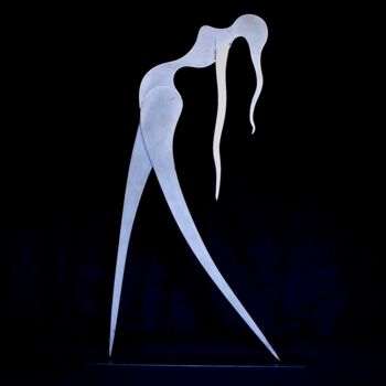 Escultura titulada "souplesse" por Daniel Perreu, Obra de arte original, Acero inoxidable