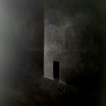 Peinture intitulée "Open door" par Daniel Polyakov, Œuvre d'art originale, Acrylique
