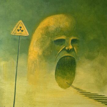 Schilderij getiteld "Zonder titel" door Daniel Polyakov, Origineel Kunstwerk, Acryl