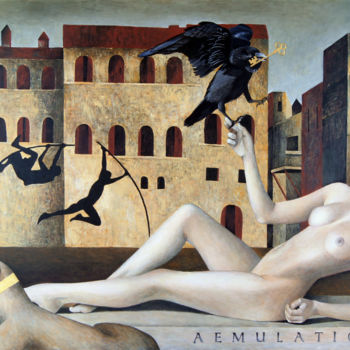 Peinture intitulée "Aemulatio" par Daniel Porada, Œuvre d'art originale, Acrylique