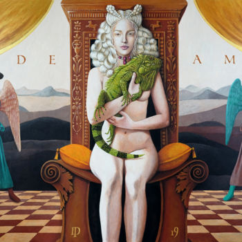Pittura intitolato "Deam as a tribute t…" da Daniel Porada, Opera d'arte originale, Acrilico