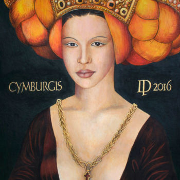 Pittura intitolato "cymburgis-small.jpg" da Daniel Porada, Opera d'arte originale, Acrilico