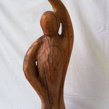 Скульптура под названием "Réaliser" - Daniel Sachtleben, Подлинное произведение искусства, Дерево