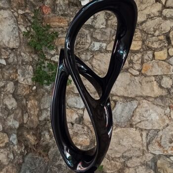 Sculpture titled "INFINITI. Résine 10…" by Daniel Sanchez, Original Artwork, Resin