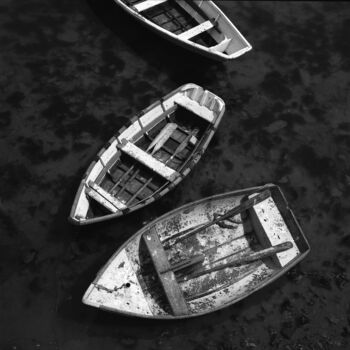 Fotografie getiteld "Trio" door Daniel Sohier, Origineel Kunstwerk, Film fotografie Gemonteerd op Aluminium