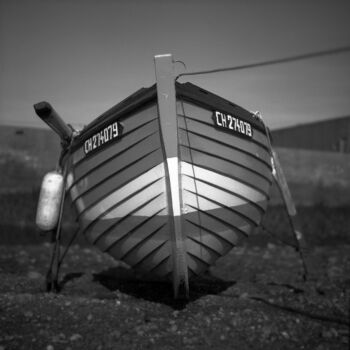 Fotografía titulada "La Barque" por Daniel Sohier, Obra de arte original, Fotografía analógica Montado en Aluminio