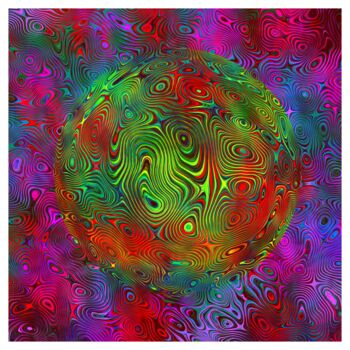 Arts numériques intitulée "SATELLITE" par Daniel Toublanc, Œuvre d'art originale
