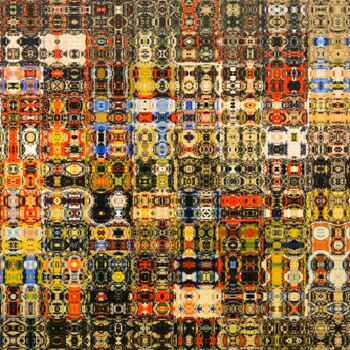 Arts numériques intitulée "L'OR ÉTERNEL - TITR…" par Daniel Toublanc, Œuvre d'art originale, Peinture numérique
