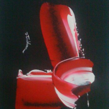 Картина под названием "SANS TITRE 23" - Daniel Toublanc, Подлинное произведение искусства, Масло