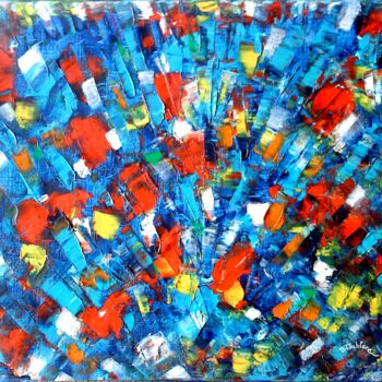 Painting titled "KALEIDOSCOPE" by Daniel Toublanc, Original Artwork, Oil