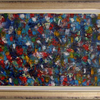 Painting titled "SANS TITRE 2533" by Daniel Toublanc, Original Artwork, Oil