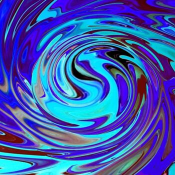 Digital Arts titled "VORTEX" by Daniel Toublanc, Original Artwork, Digital Painting