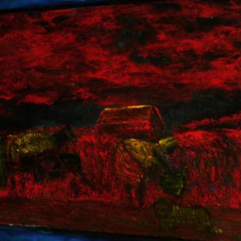 Painting titled "Midnight harvert  (…" by Daniel Quinlan, Original Artwork