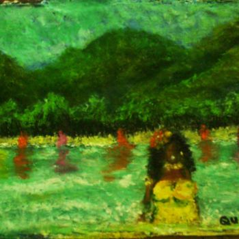 "Mauritius shoreline…" başlıklı Tablo Daniel Quinlan tarafından, Orijinal sanat