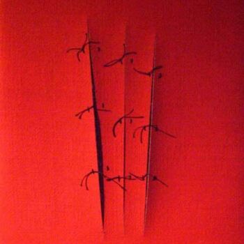 Pittura intitolato "concetto suturista" da Daniela Accorsi, Opera d'arte originale, Acrilico