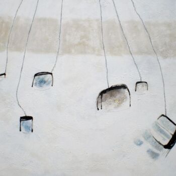 Peinture intitulée "Oscillazioni" par Daniela Baldo, Œuvre d'art originale, Huile