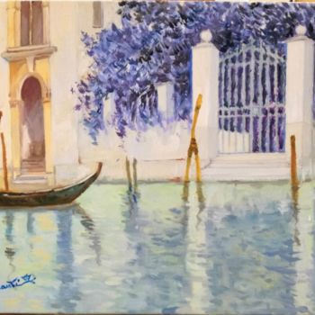 Painting titled "Venezia" by Daniela Ceccanti, Original Artwork, Oil