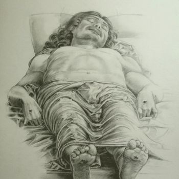 Drawing titled "Studio a matita del…" by Daniela Protopapa, Original Artwork, Graphite