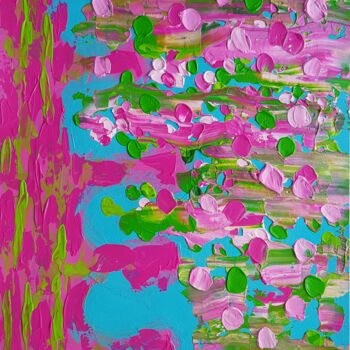 Painting titled "Last summer colors" by Daniela Rotwein, Original Artwork, Acrylic