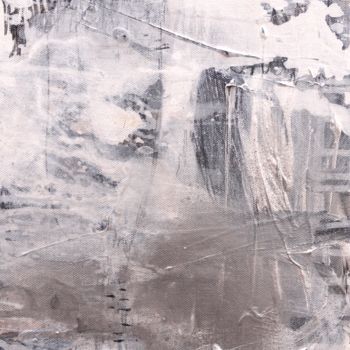 Painting titled "Silver Gleam #1" by Daniela Schweinsberg, Original Artwork, Acrylic