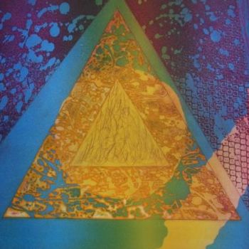 Malarstwo zatytułowany „Triangle not” autorstwa Daniela Viglioglia, Oryginalna praca