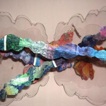 Pittura intitolato "Nuvole" da Daniela Viglioglia, Opera d'arte originale