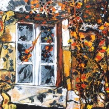 Peinture intitulée "La fenêtre" par Kévin Blot, Œuvre d'art originale