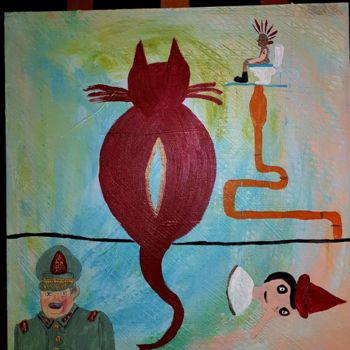 Painting titled "Pino&Pino" by Daniele Iandolo, Original Artwork