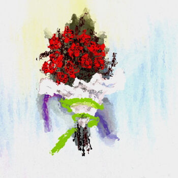 Arte digitale intitolato "ti-regalo-fiori.jpg" da Daniele Milani, Opera d'arte originale