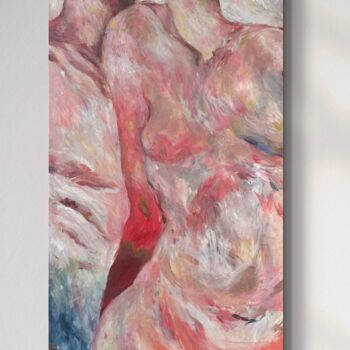 Картина под названием "Coppia" - Daniele Raineri, Подлинное произведение искусства, Акрил Установлен на Деревянная рама для…