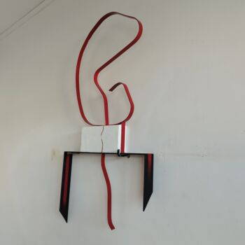 Sculpture titled "#composizioneduecen…" by Daniele Ruffini, Original Artwork, Metals