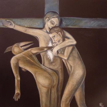 Pittura intitolato "La passione" da Daniele Baron, Opera d'arte originale