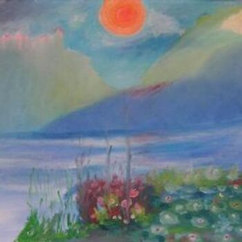 Pittura intitolato "Paesaggio" da Daniele Di Lena, Opera d'arte originale
