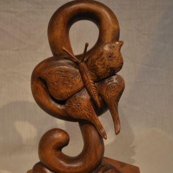 Sculpture titled "la clef de sol" by Daniel Haran, Original Artwork