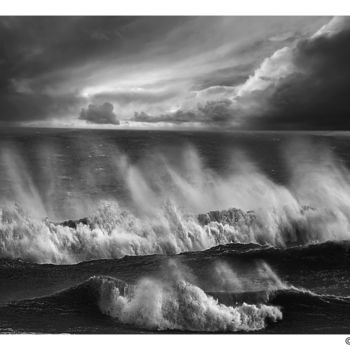 Photographie intitulée "mer-9044nb.jpg" par Daniel Hess, Œuvre d'art originale